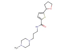 N-[3-(4-methylpiperazin-1-yl)propyl]-5-(tetrahydrofuran-2-yl)thiophene-2-carboxamide