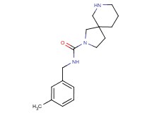 N-(3-methylbenzyl)-2,7-diazaspiro[4.5]decane-2-carboxamide