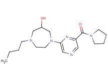 1-butyl-4-[6-(pyrrolidin-1-ylcarbonyl)pyrazin-2-yl]-1,4-diazepan-6-ol