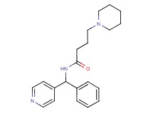 N-[phenyl(4-pyridinyl)methyl]-4-(1-piperidinyl)butanamide