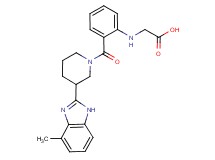 [(2-{[3-(4-methyl-1H-benzimidazol-2-yl)piperidin-1-yl]carbonyl}phenyl)amino]acetic acid