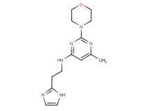 N-[2-(1H-imidazol-2-yl)ethyl]-6-methyl-2-morpholin-4-ylpyrimidin-4-amine