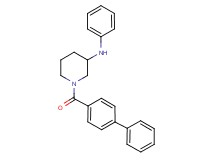 1-(4-biphenylylcarbonyl)-N-phenyl-3-piperidinamine