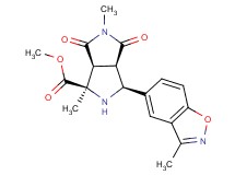 methyl (1R*,3S*,3aR*,6aS*)-1,5-dimethyl-3-(3-methyl-1,2-benzisoxazol-5-yl)-4,6-dioxooctahydropyrrolo[3,4-c]pyrrole-1-carboxylate
