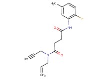 N-allyl-N'-(2-fluoro-5-methylphenyl)-N-prop-2-yn-1-ylsuccinamide