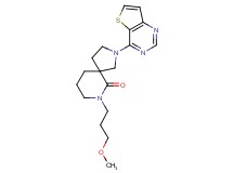 7-(3-methoxypropyl)-2-thieno[3,2-d]pyrimidin-4-yl-2,7-diazaspiro[4.5]decan-6-one