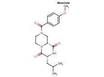 (3R,9aR)-3-isobutyl-8-(4-methoxybenzoyl)tetrahydro-2H-pyrazino[1,2-a]pyrazine-1,4(3H,6H)-dione