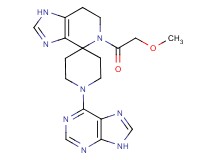 5-(methoxyacetyl)-1'-(9H-purin-6-yl)-1,5,6,7-tetrahydrospiro[imidazo[4,5-c]pyridine-4,4'-piperidine]