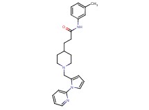 N-(3-methylphenyl)-3-(1-{[1-(2-pyridinyl)-1H-pyrrol-2-yl]methyl}-4-piperidinyl)propanamide