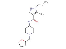 5-methyl-1-propyl-N-[1-(tetrahydro-2-furanylmethyl)-4-piperidinyl]-1H-pyrazole-4-carboxamide