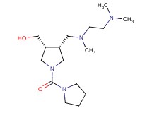 [(3R*,4R*)-4-{[[2-(dimethylamino)ethyl](methyl)amino]methyl}-1-(1-pyrrolidinylcarbonyl)-3-pyrrolidinyl]methanol