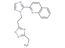 2-{1-[2-(3-ethyl-1,2,4-oxadiazol-5-yl)ethyl]-1H-imidazol-2-yl}quinoline