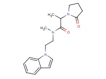 N-[2-(1H-indol-1-yl)ethyl]-N-methyl-2-(2-oxopyrrolidin-1-yl)propanamide