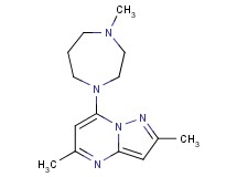 2,5-dimethyl-7-(4-methyl-1,4-diazepan-1-yl)pyrazolo[1,5-a]pyrimidine