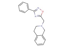 2-[(3-phenyl-1,2,4-oxadiazol-5-yl)methyl]-1,2,3,4-tetrahydroisoquinoline