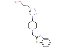 3-{1-[1-(1,3-benzothiazol-2-ylmethyl)-4-piperidinyl]-1H-1,2,3-triazol-4-yl}-1-propanol trifluoroacetate (salt)