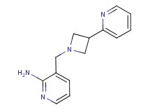 3-{[3-(2-pyridinyl)-1-azetidinyl]methyl}-2-pyridinamine