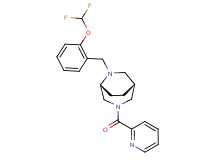 (1R*,5R*)-6-[2-(difluoromethoxy)benzyl]-3-(pyridin-2-ylcarbonyl)-3,6-diazabicyclo[3.2.2]nonane
