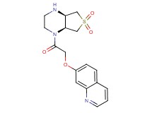 7-{2-[rel-(4aR,7aS)-6,6-dioxidohexahydrothieno[3,4-b]pyrazin-1(2H)-yl]-2-oxoethoxy}quinoline dihydrochloride