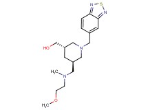 ((3S*,5R*)-1-(2,1,3-benzothiadiazol-5-ylmethyl)-5-{[(2-methoxyethyl)(methyl)amino]methyl}piperidin-3-yl)methanol