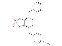(4aS*,7aR*)-1-[(2-methyl-5-pyrimidinyl)methyl]-4-(2-pyridinylmethyl)octahydrothieno[3,4-b]pyrazine 6,6-dioxide