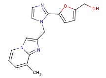 (5-{1-[(8-methylimidazo[1,2-a]pyridin-2-yl)methyl]-1H-imidazol-2-yl}-2-furyl)methanol