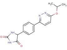 5-[4-(6-isopropoxypyridazin-3-yl)phenyl]imidazolidine-2,4-dione