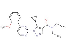 5-cyclopropyl-N,N-diethyl-1-[4-(2-methoxyphenyl)-2-pyrimidinyl]-1H-pyrazole-4-carboxamide
