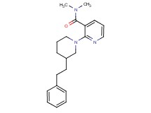 N,N-dimethyl-2-[3-(2-phenylethyl)-1-piperidinyl]nicotinamide
