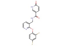 N-{[2-(2,4-difluorophenoxy)pyridin-3-yl]methyl}-6-oxo-1,6-dihydropyridine-3-carboxamide