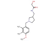 2-hydroxy-N-{[1-(4-methoxy-2,3-dimethylbenzyl)pyrrolidin-3-yl]methyl}acetamide