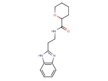 N-[2-(1H-benzimidazol-2-yl)ethyl]tetrahydro-2H-pyran-2-carboxamide