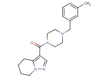 3-{[4-(3-methylbenzyl)-1-piperazinyl]carbonyl}-4,5,6,7-tetrahydropyrazolo[1,5-a]pyridine