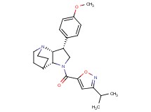 (3R*,3aR*,7aR*)-1-[(3-isopropylisoxazol-5-yl)carbonyl]-3-(4-methoxyphenyl)octahydro-4,7-ethanopyrrolo[3,2-b]pyridine