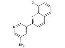 5-(8-chloroquinolin-2-yl)pyridin-3-amine