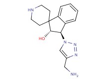 rel-(2R,3R)-3-[4-(aminomethyl)-1H-1,2,3-triazol-1-yl]-2,3-dihydrospiro[indene-1,4'-piperidin]-2-ol dihydrochloride