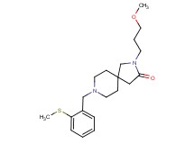 2-(3-methoxypropyl)-8-[2-(methylthio)benzyl]-2,8-diazaspiro[4.5]decan-3-one