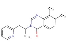 7,8-dimethyl-3-(1-methyl-2-pyridin-2-ylethyl)quinazolin-4(3H)-one