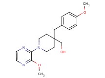 [4-(4-methoxybenzyl)-1-(3-methoxypyrazin-2-yl)piperidin-4-yl]methanol