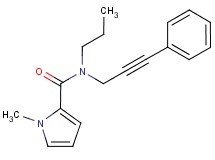 1-methyl-N-(3-phenylprop-2-yn-1-yl)-N-propyl-1H-pyrrole-2-carboxamide