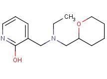 3-{[ethyl(tetrahydro-2H-pyran-2-ylmethyl)amino]methyl}-2-pyridinol bis(trifluoroacetate) (salt)