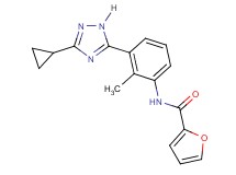 N-[3-(3-cyclopropyl-1H-1,2,4-triazol-5-yl)-2-methylphenyl]-2-furamide