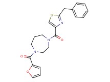 1-[(2-benzyl-1,3-thiazol-4-yl)carbonyl]-4-(2-furoyl)-1,4-diazepane