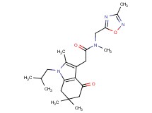 2-(1-isobutyl-2,6,6-trimethyl-4-oxo-4,5,6,7-tetrahydro-1H-indol-3-yl)-N-methyl-N-[(3-methyl-1,2,4-oxadiazol-5-yl)methyl]acetamide