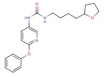 N-(6-phenoxypyridin-3-yl)-N'-[4-(tetrahydrofuran-2-yl)butyl]urea
