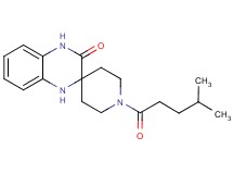 1-(4-methylpentanoyl)-1',4'-dihydro-3'H-spiro[piperidine-4,2'-quinoxalin]-3'-one