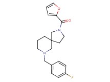 7-(4-fluorobenzyl)-2-(2-furoyl)-2,7-diazaspiro[4.5]decane