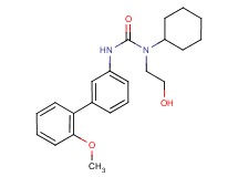 N-cyclohexyl-N-(2-hydroxyethyl)-N'-(2'-methoxybiphenyl-3-yl)urea