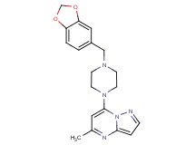 7-[4-(1,3-benzodioxol-5-ylmethyl)piperazin-1-yl]-5-methylpyrazolo[1,5-a]pyrimidine
