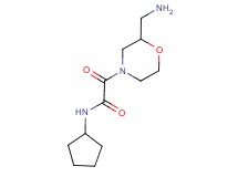 2-[2-(aminomethyl)-4-morpholinyl]-N-cyclopentyl-2-oxoacetamide hydrochloride